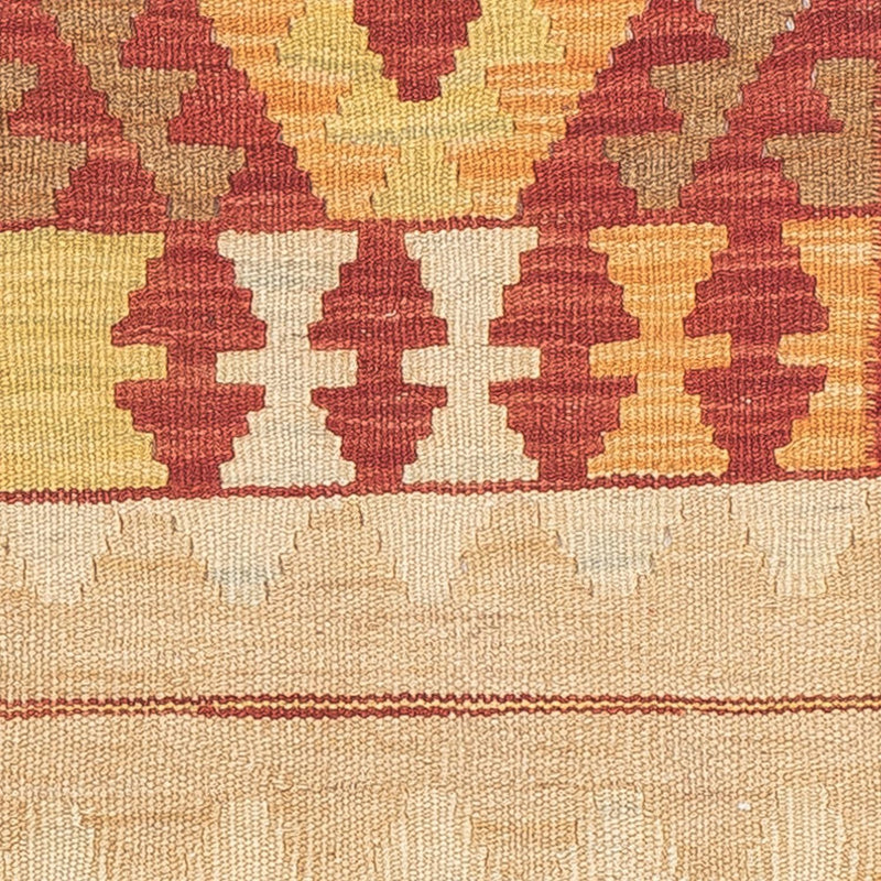 Tapis de couloir Tapis Kelim - Splash - 197 x 56 cm - multicolore