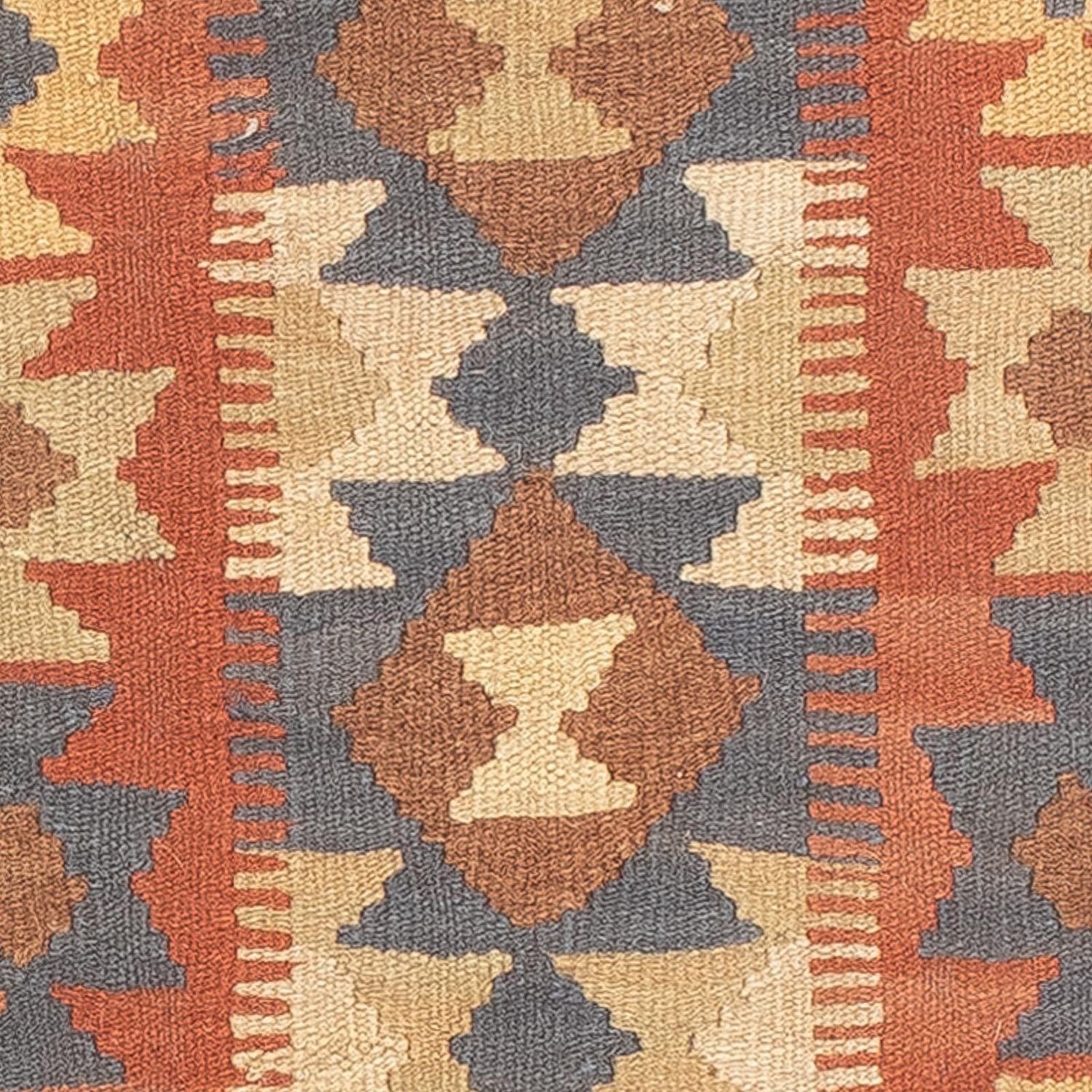 Tapis de couloir Tapis Kelim - Splash - 182 x 61 cm - rouille