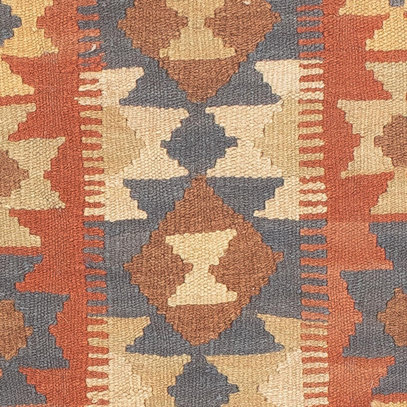 Tapis de couloir Tapis Kelim - Splash - 182 x 61 cm - rouille