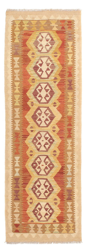 Tapis de couloir Tapis Kelim - Splash - 194 x 64 cm - multicolore