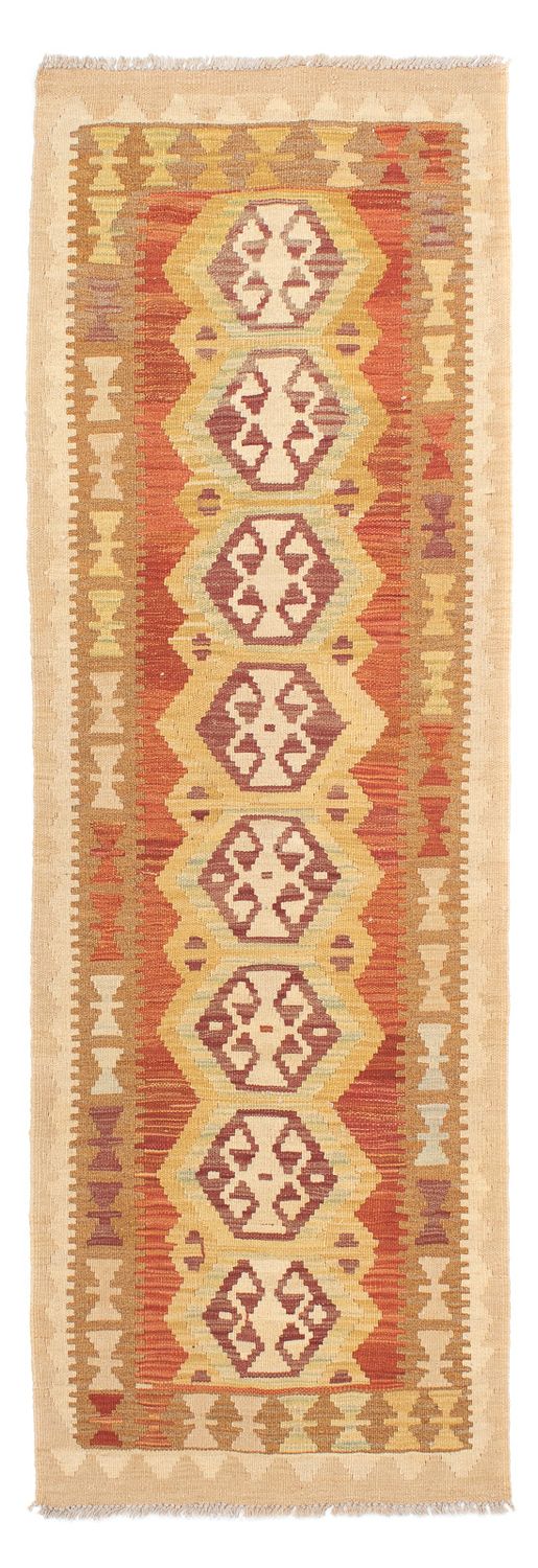 Tapis de couloir Tapis Kelim - Splash - 194 x 64 cm - multicolore