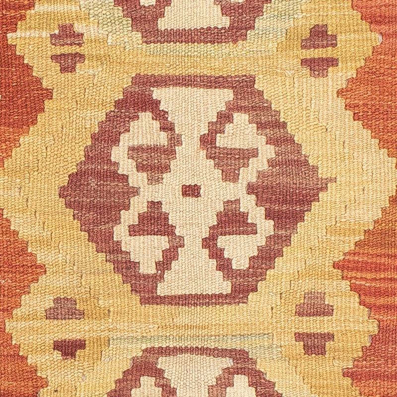 Tapis de couloir Tapis Kelim - Splash - 194 x 64 cm - multicolore