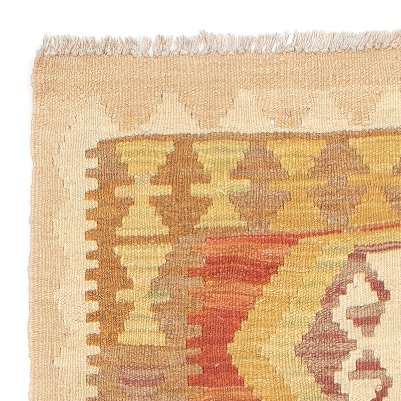 Tapis de couloir Tapis Kelim - Splash - 194 x 64 cm - multicolore