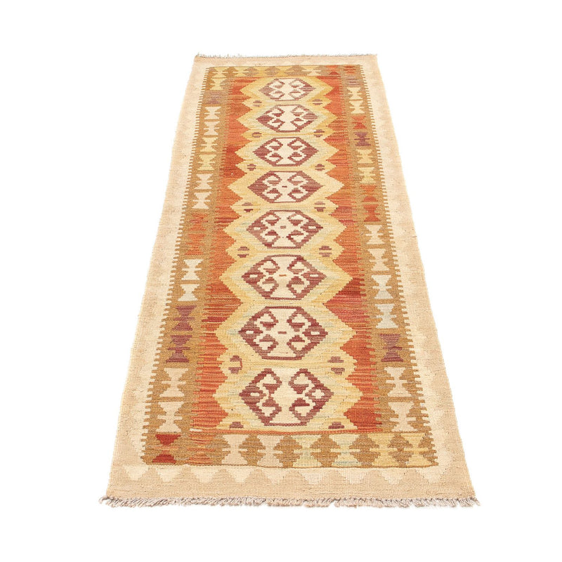 Tapis de couloir Tapis Kelim - Splash - 194 x 64 cm - multicolore