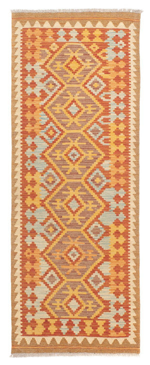 Tapis de couloir Tapis Kelim - Splash - 189 x 69 cm - multicolore