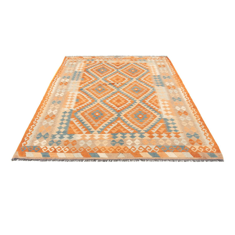Tapis Kelim - Splash - 214 x 159 cm - multicolore