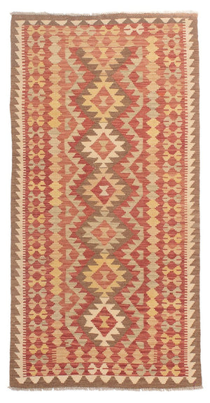 Tapis de couloir Tapis Kelim - Splash - 192 x 97 cm - multicolore