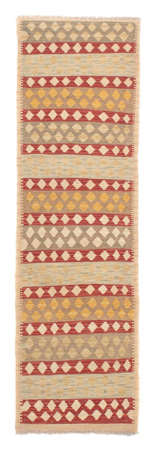 Tapis de couloir Tapis Kelim - Splash - 210 x 56 cm - multicolore