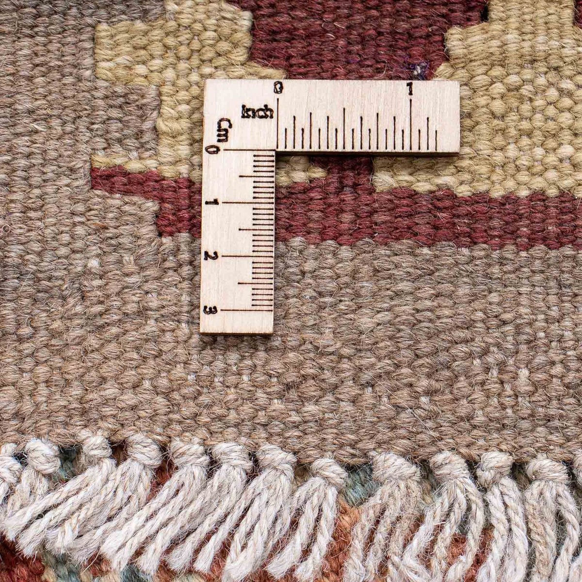 Tapis de couloir Tapis Kelim - Splash - 200 x 62 cm - multicolore