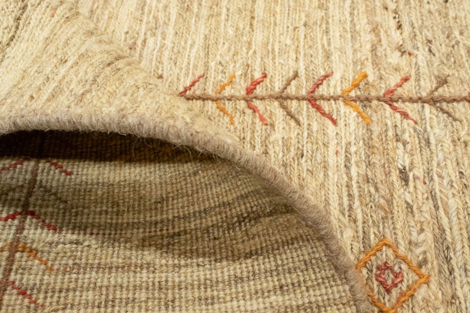 Tapis Gabbeh - Persan - 152 x 98 cm - beige