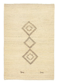 Tapis Gabbeh - Persan - 205 x 138 cm - beige