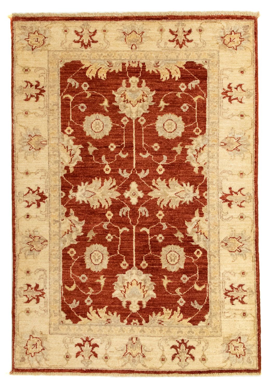 Tapis Ziegler - 118 x 80 cm - rouille