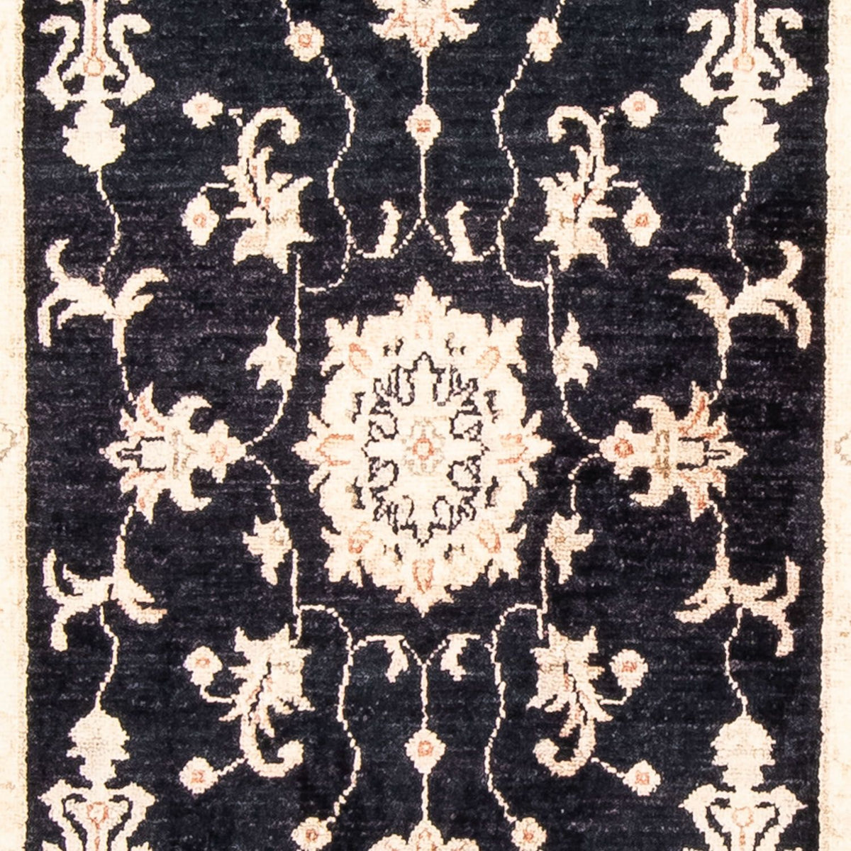Tapis de couloir Tapis Ziegler - 242 x 79 cm - bleu foncé