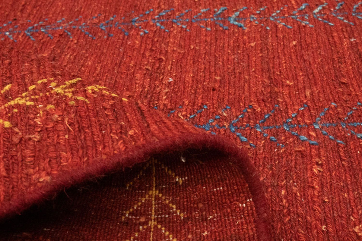 Tapis Gabbeh - Persan - 171 x 118 cm - rouge