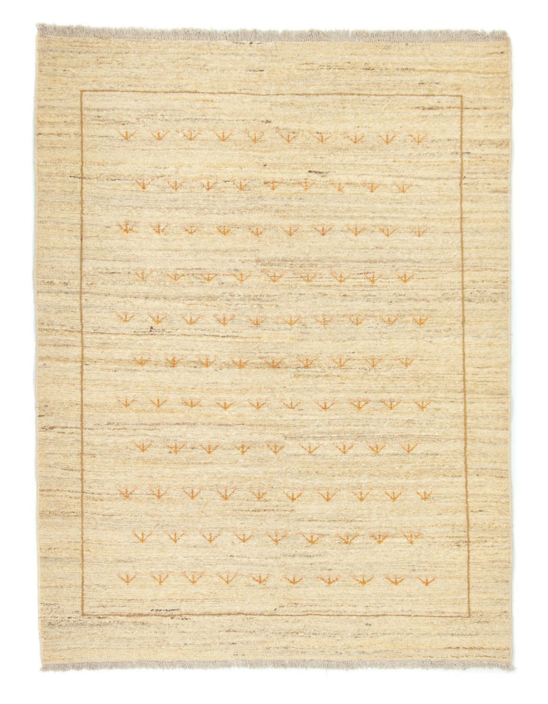 Tapis Gabbeh - Persan - 195 x 147 cm - beige