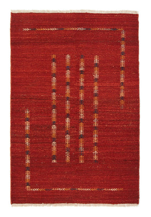 Tapis Gabbeh - Persan - 177 x 115 cm - rouge
