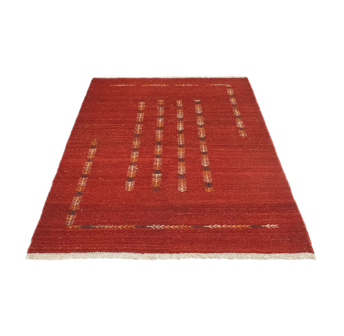 Tapis Gabbeh - Persan - 177 x 115 cm - rouge