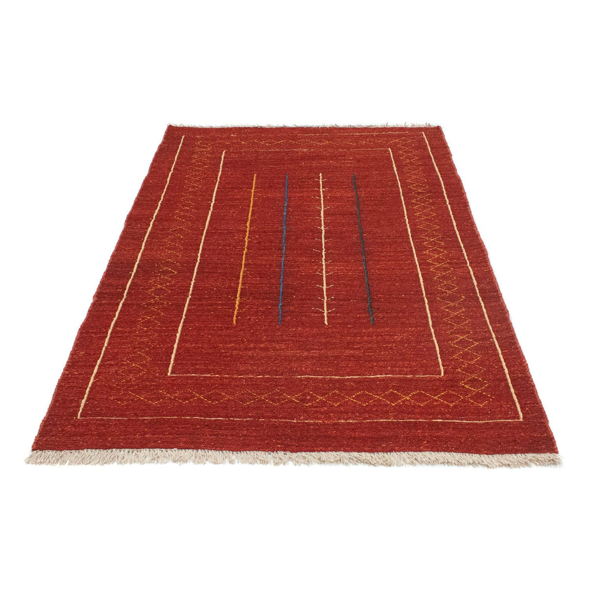 Tapis Gabbeh - Persan - 175 x 112 cm - rouge