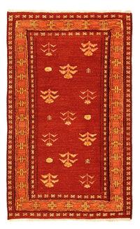 Tapis Gabbeh - Loribaft Persan - 150 x 97 cm - rouge foncé