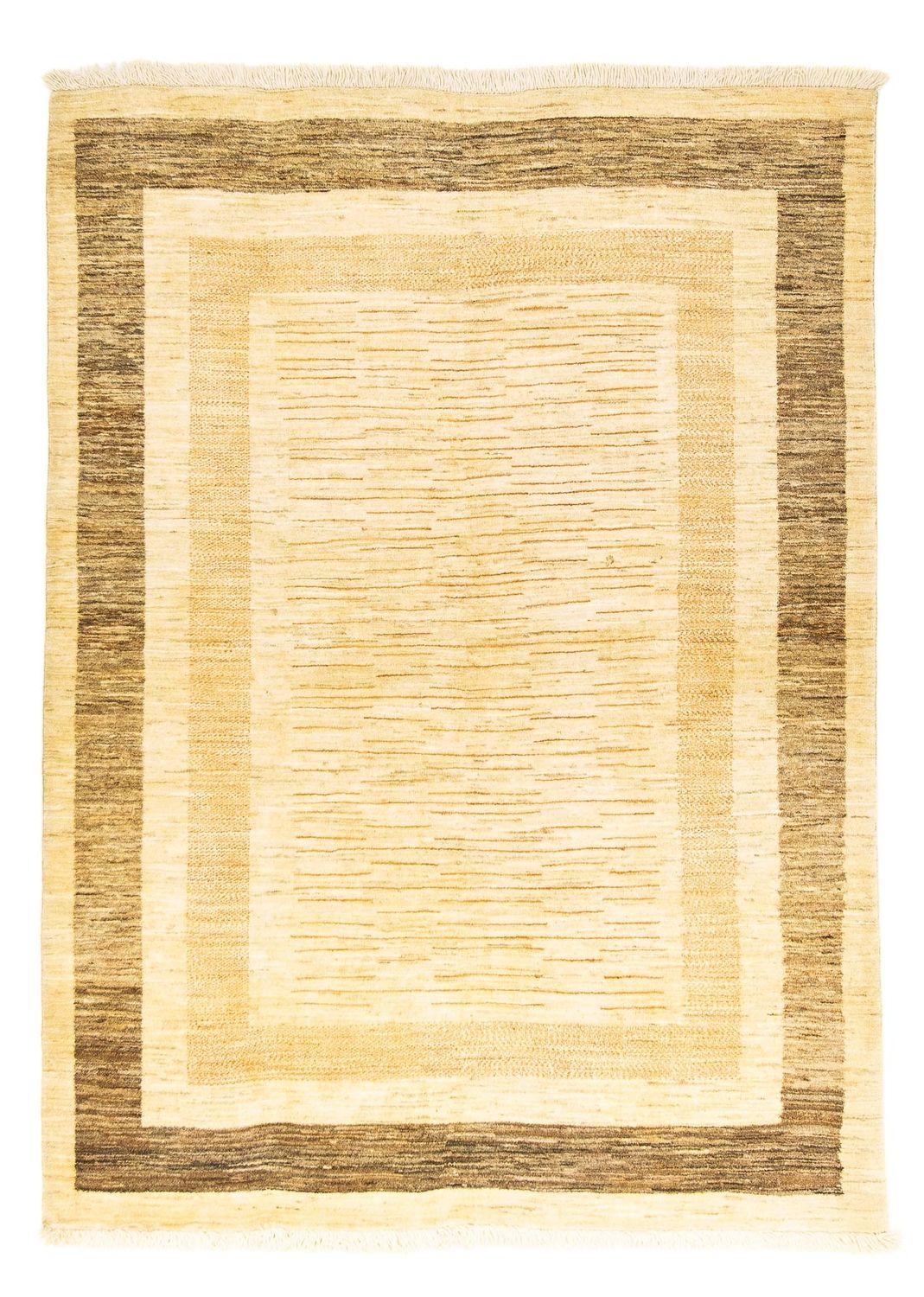 Tapis Gabbeh - Loribaft Persan - 195 x 146 cm - beige
