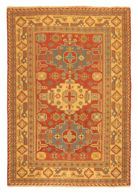 Tapis Kelim - Oriental - 248 x 206 cm - rouge foncé