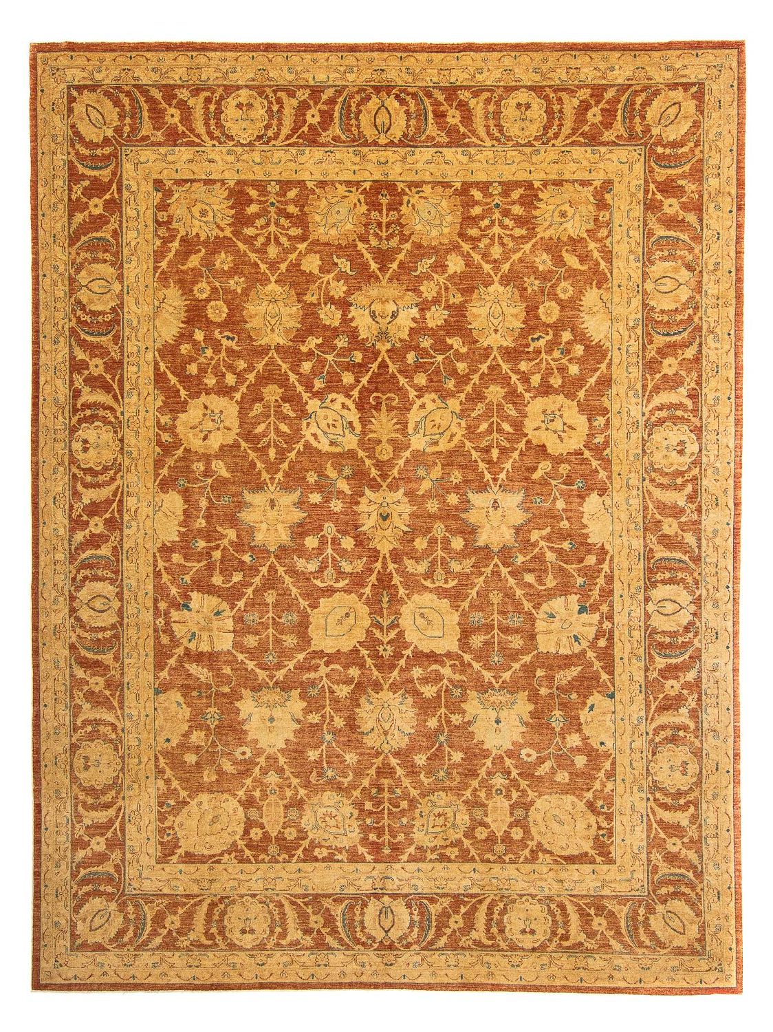 Tapis persan - Nomadic - 390 x 302 cm - rouille
