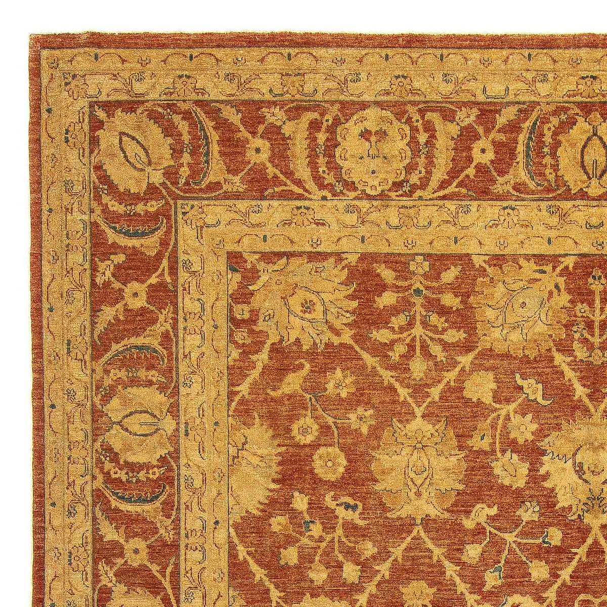 Tapis persan - Nomadic - 390 x 302 cm - rouille