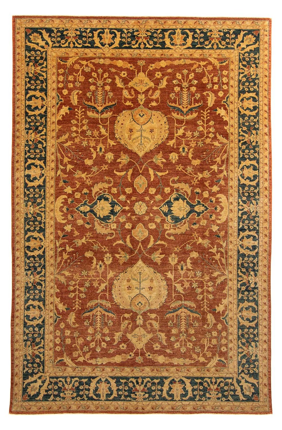 Tapis persan - Nomadic - 414 x 282 cm - rouille
