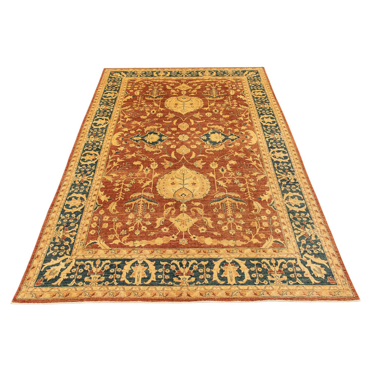 Tapis persan - Nomadic - 414 x 282 cm - rouille