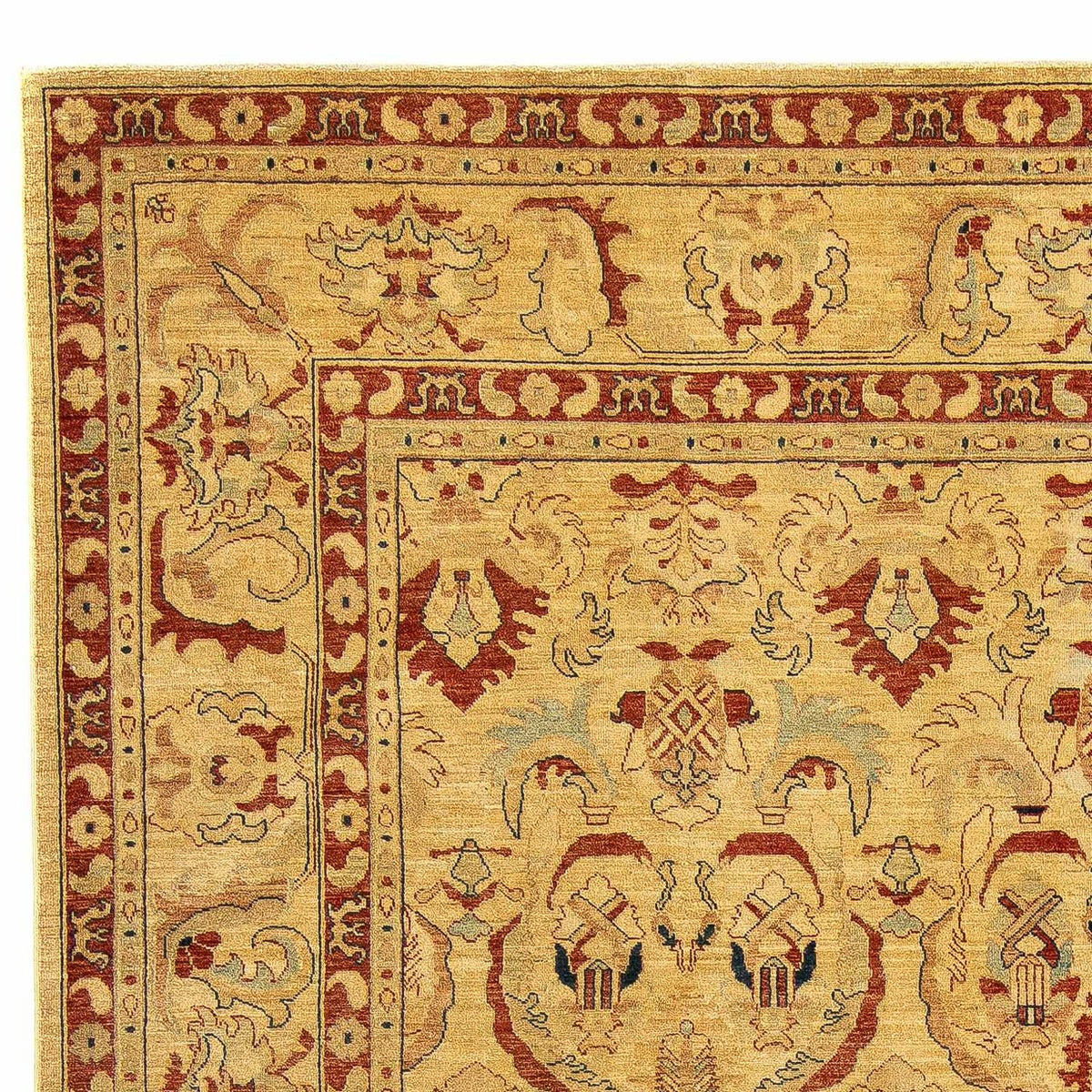 Tapis persan - Nomadic - 362 x 293 cm - marron