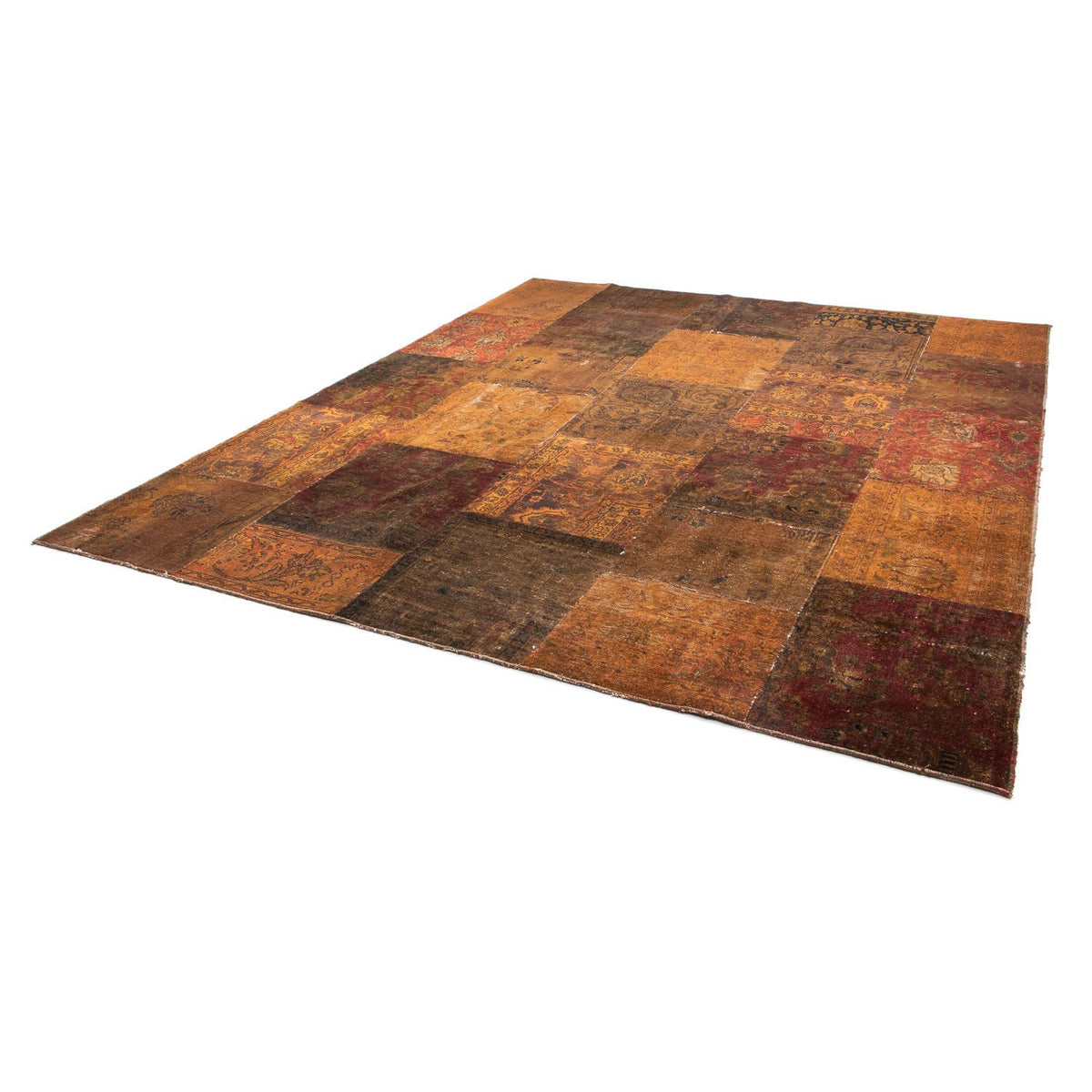 Tapis patchwork - 296 x 246 cm - multicolore