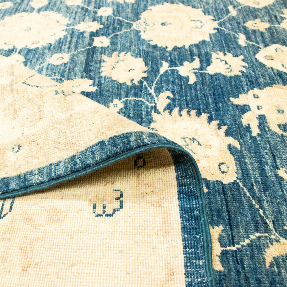 Tapis Ziegler - 267 x 189 cm - bleu