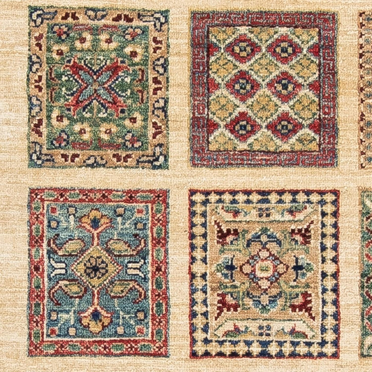 Tapis de couloir Tapis persan - Nomadic - 283 x 75 cm - beige