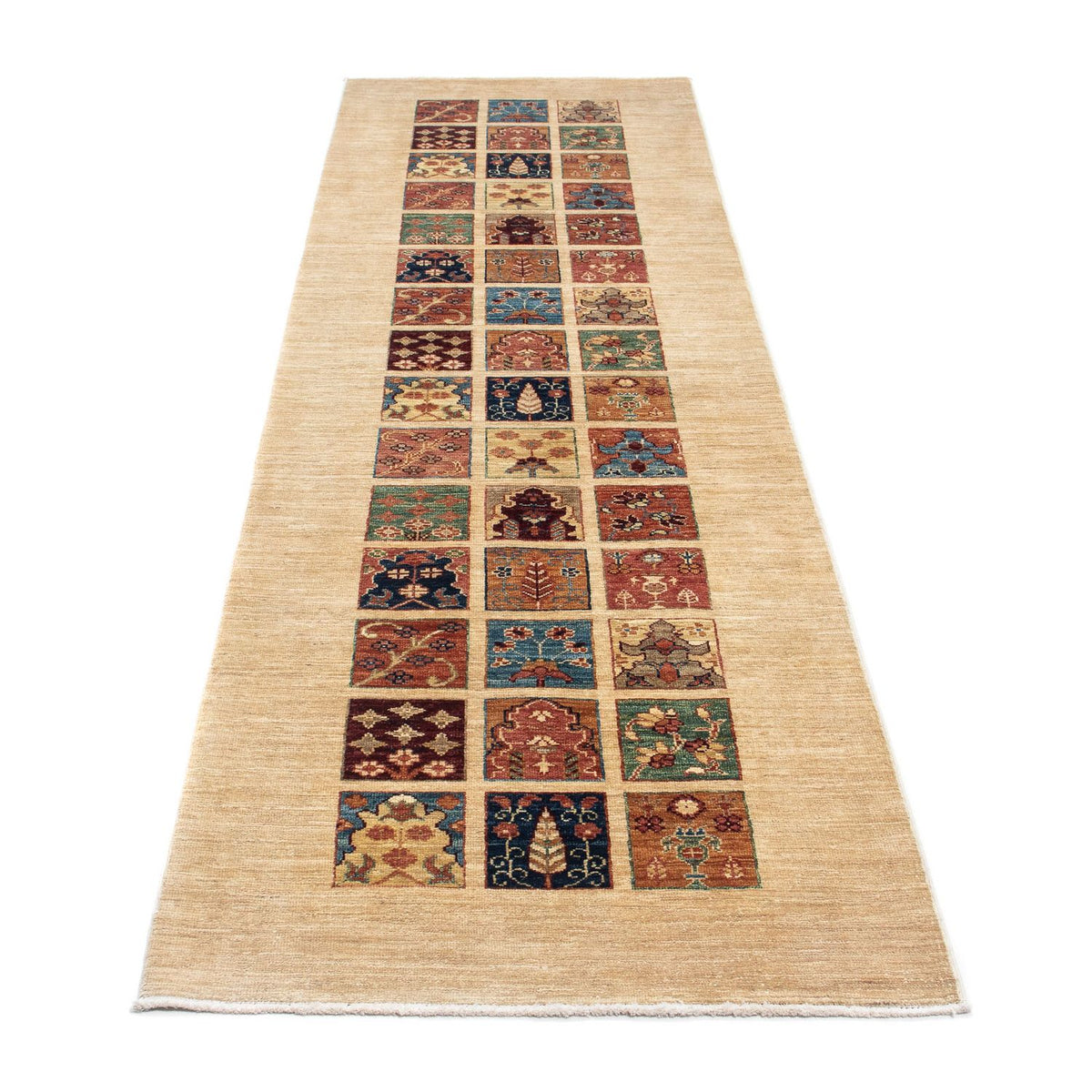 Tapis de couloir Tapis persan - Nomadic - 291 x 80 cm - beige