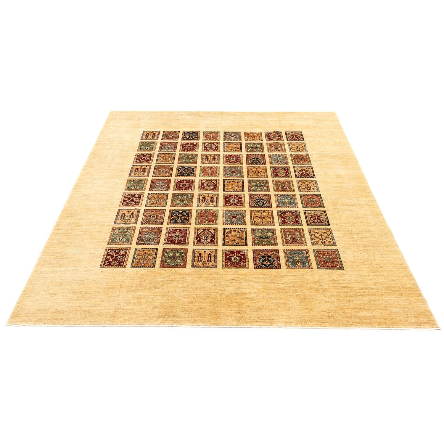 Tapis persan - Nomadic carré  - 325 x 306 cm - beige