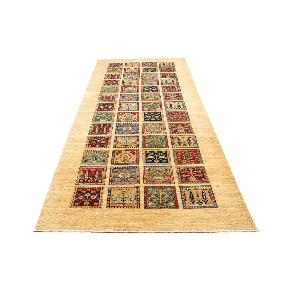 Tapis de couloir Tapis persan - Nomadic - 360 x 128 cm - beige