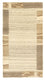 Tapis Népalais - 140 x 70 cm - beige