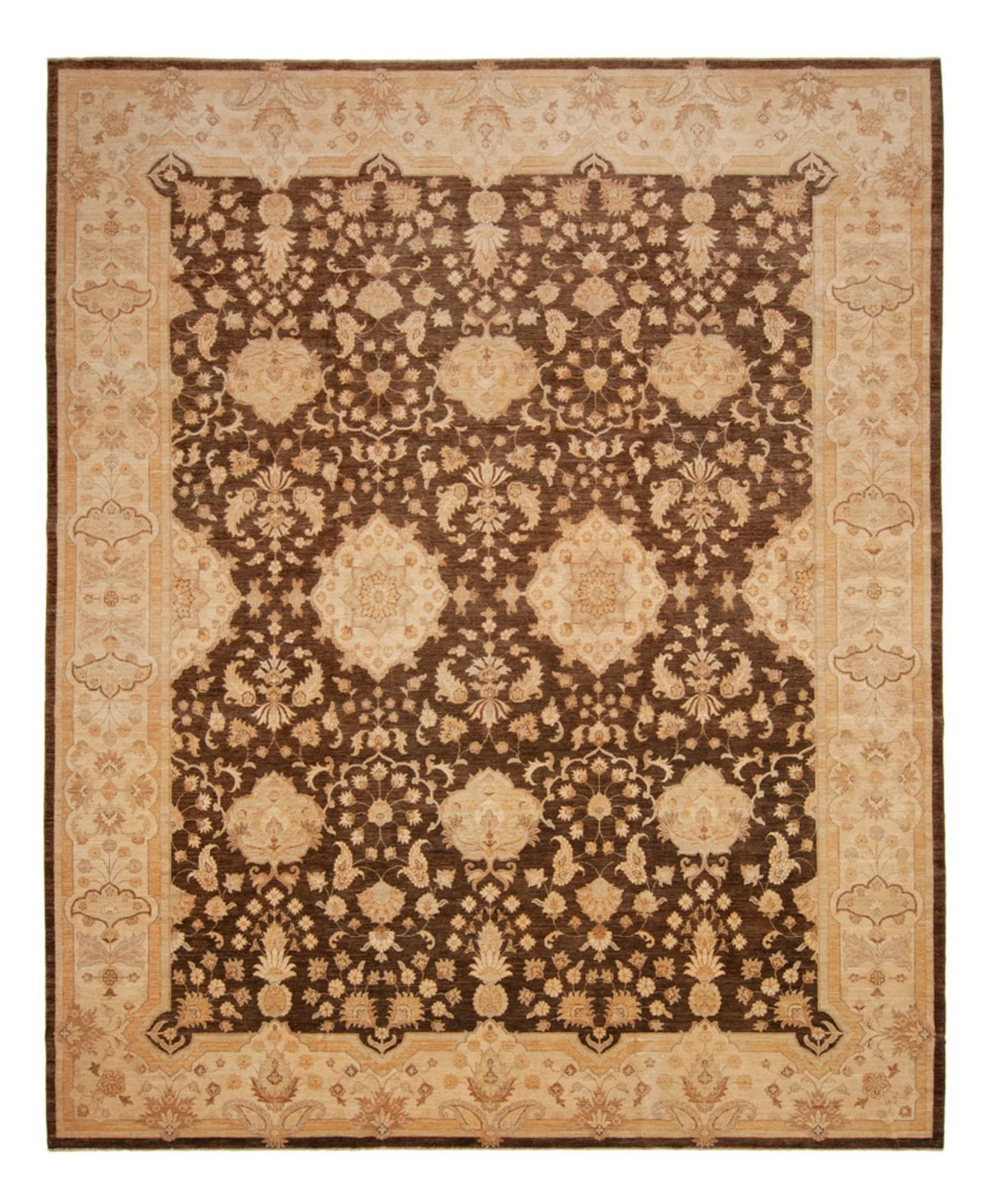 Tapis Ziegler - 465 x 368 cm - marron