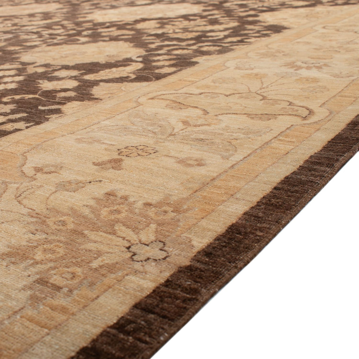 Tapis Ziegler - 465 x 368 cm - marron