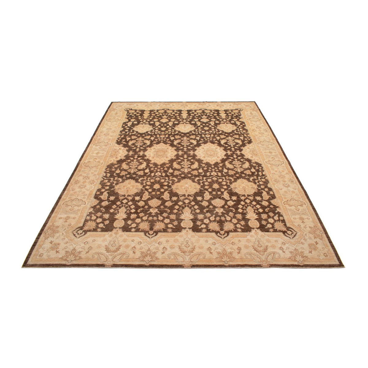 Tapis Ziegler - 465 x 368 cm - marron