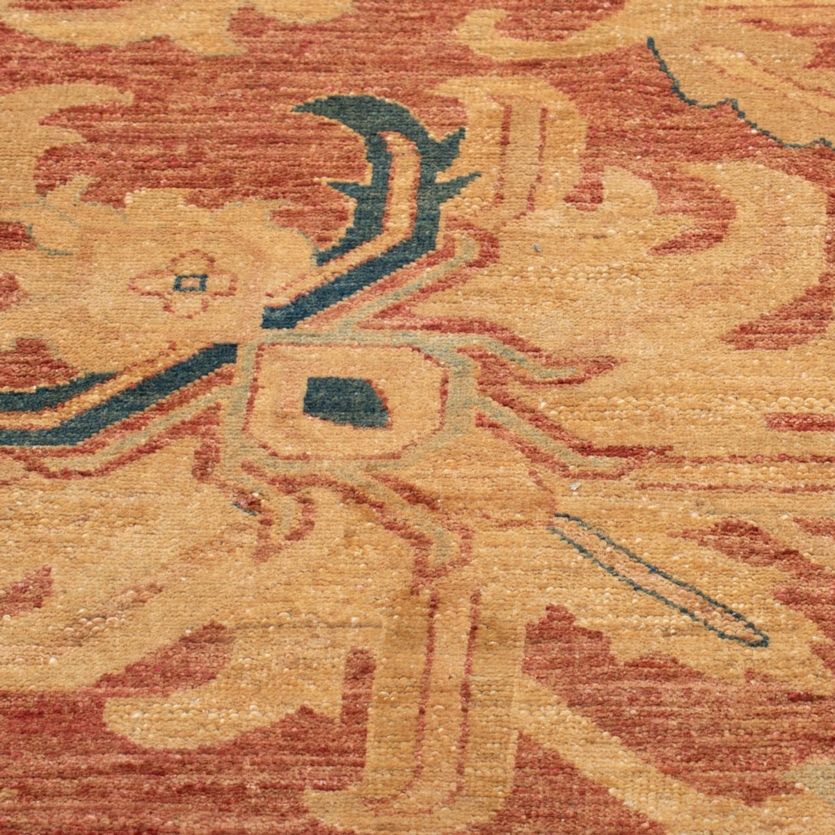 Tapis Ziegler - 453 x 285 cm - rouille