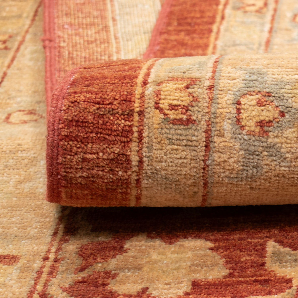 Tapis Ziegler - 443 x 349 cm - rouille