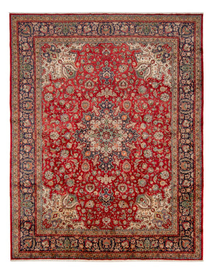 Tapis persan - Tabriz - 434 x 343 cm - rouge