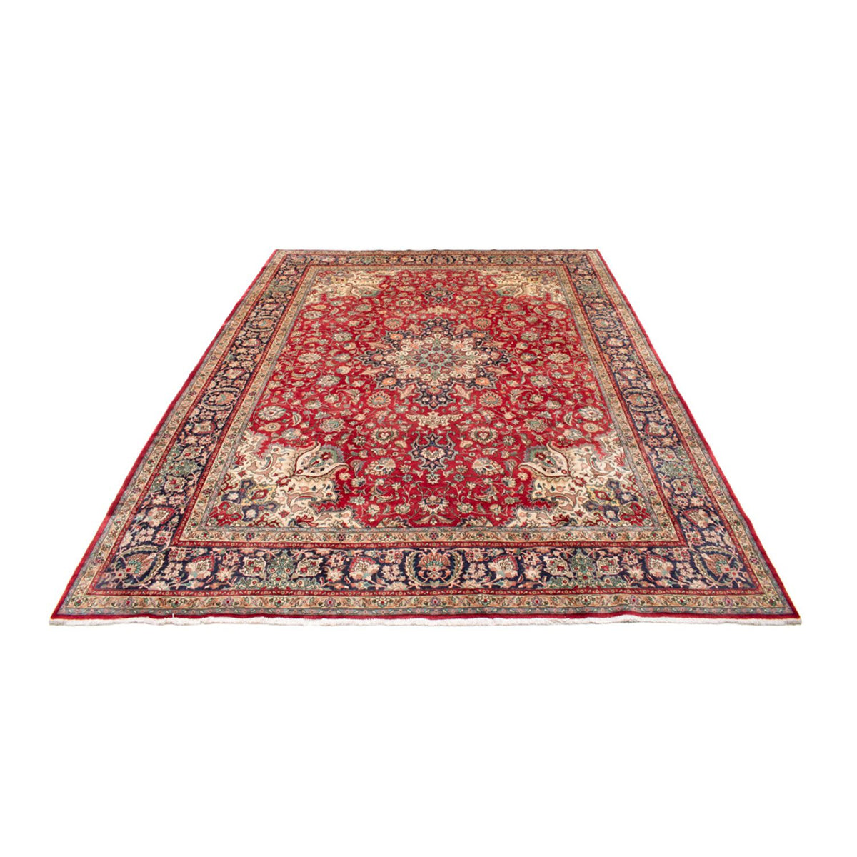 Tapis persan - Tabriz - 434 x 343 cm - rouge
