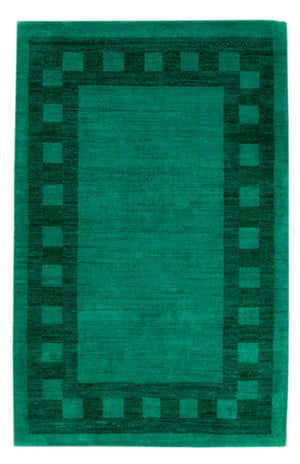 Ziegler Teppich - Modern - Vintage / Colored - 125 x 79 cm - grün
