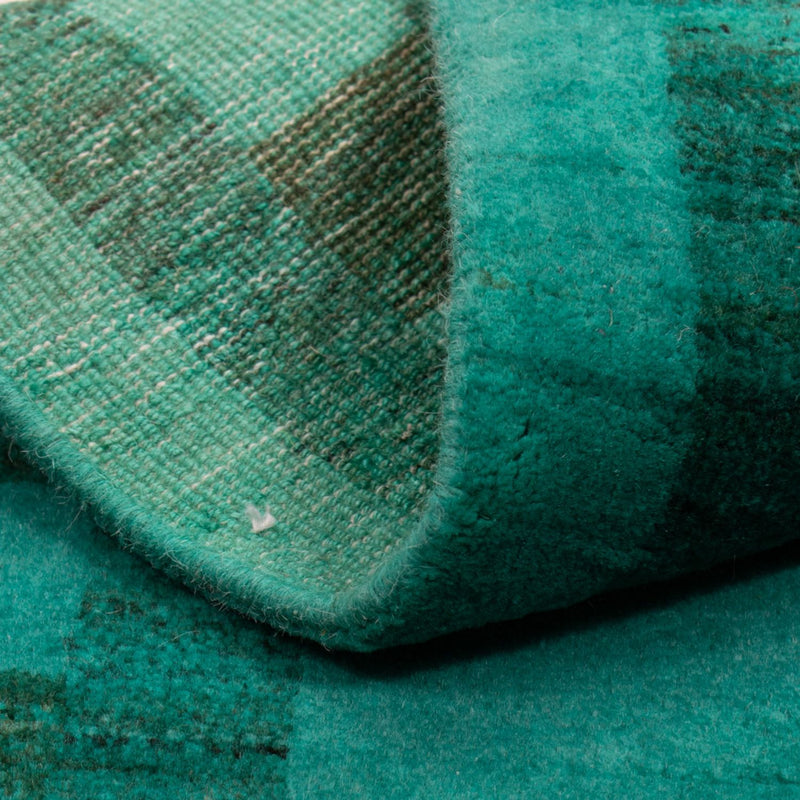 Tapis Ziegler - Moderne - Vintage/Overdyed - 125 x 79 cm - vert