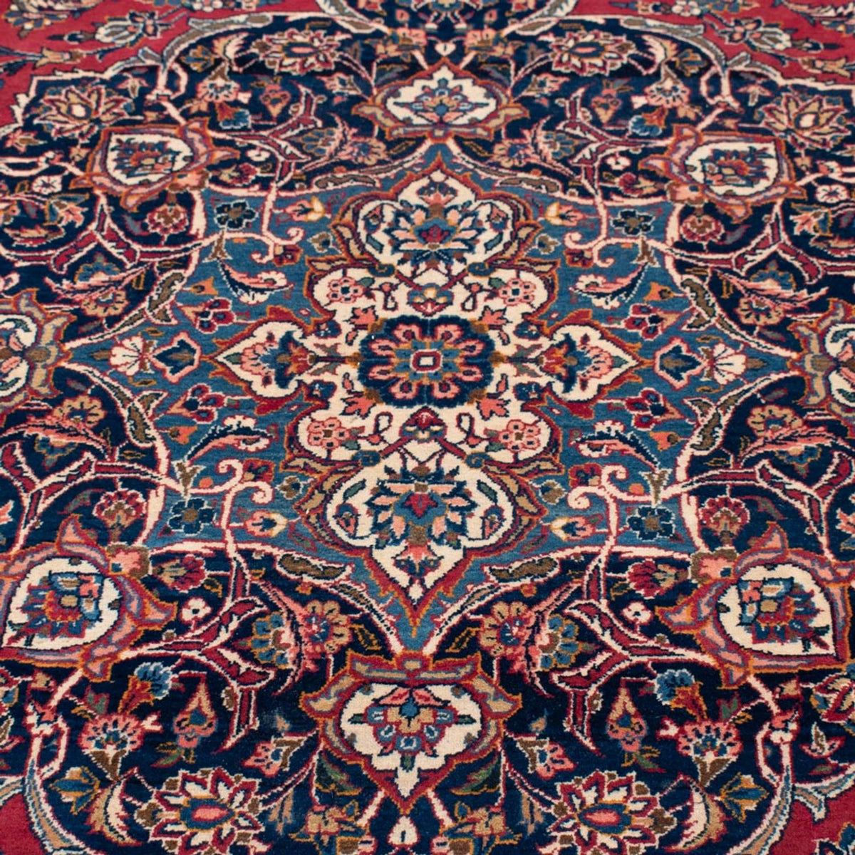 Tapis persan - Keshan - 467 x 328 cm - rouge