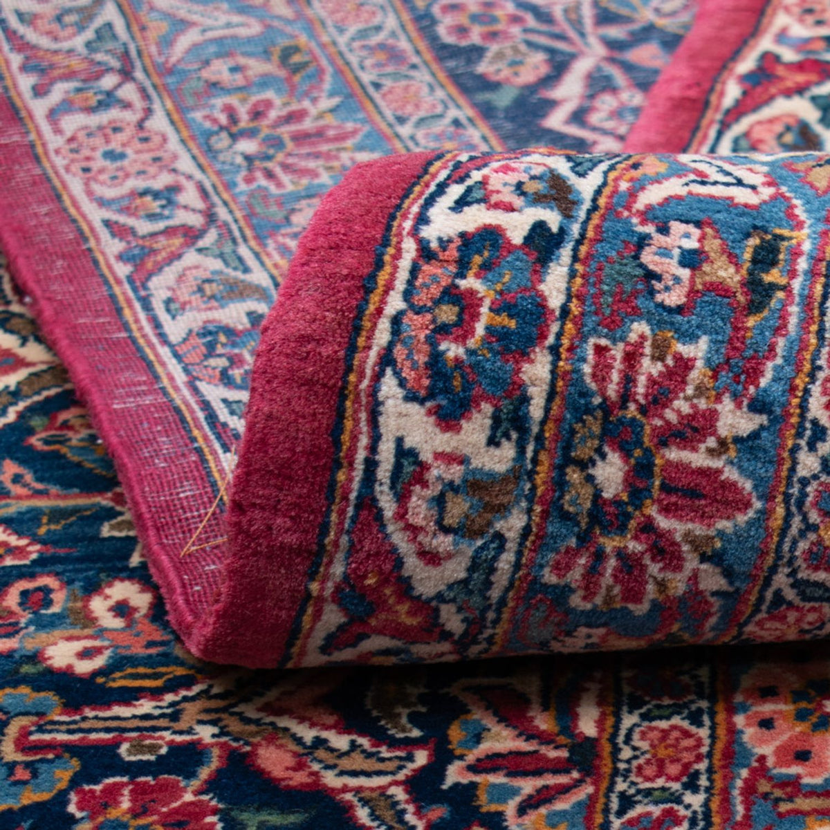 Tapis persan - Keshan - 467 x 328 cm - rouge