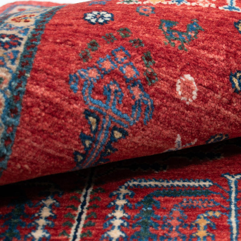 Gabbeh Teppich - Kaschkuli Perser - 120 x 85 cm - rot