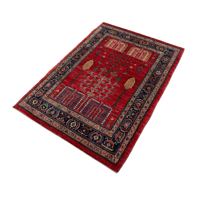 Gabbeh Teppich - Kaschkuli Perser - 120 x 85 cm - rot